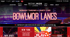 Desktop Screenshot of bowlmor.com